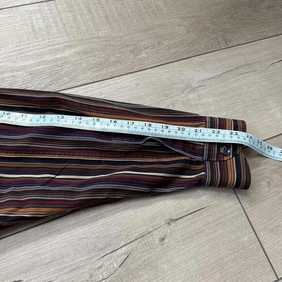 VTG Signum Striped Button-Up Shirt XL Multicolor Long Sleeve Cotton Germany Made - Picture 9 of 12